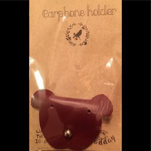 Leather Earphones Holder